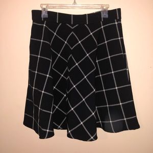 Black and white skirt